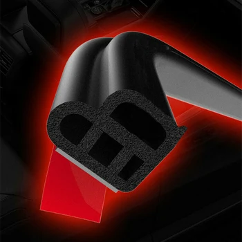 

Upgraded 10M Double Layer Seal Strip Car Door Trunk Weather Strip Edge Moulding Durable And Practical To Use