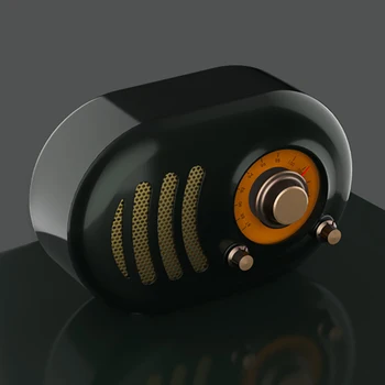 

Remax Hifi Retro Radio Bluetooth Speaker Portable Mini Speaker Support Tf Card Play Fm Radio Handsfree Phone Pc Wireless Speaker