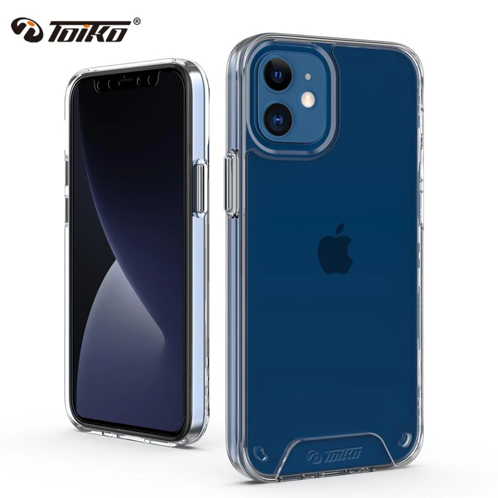 case for iphone 12 pro TOIKO Chiron Clear Shockproof Case for iPhone 12 Mini Back Phone Cover iPhone 12 Pro Max Protective Bumper Hybrid PC TPU Shell iphone 12 pro case