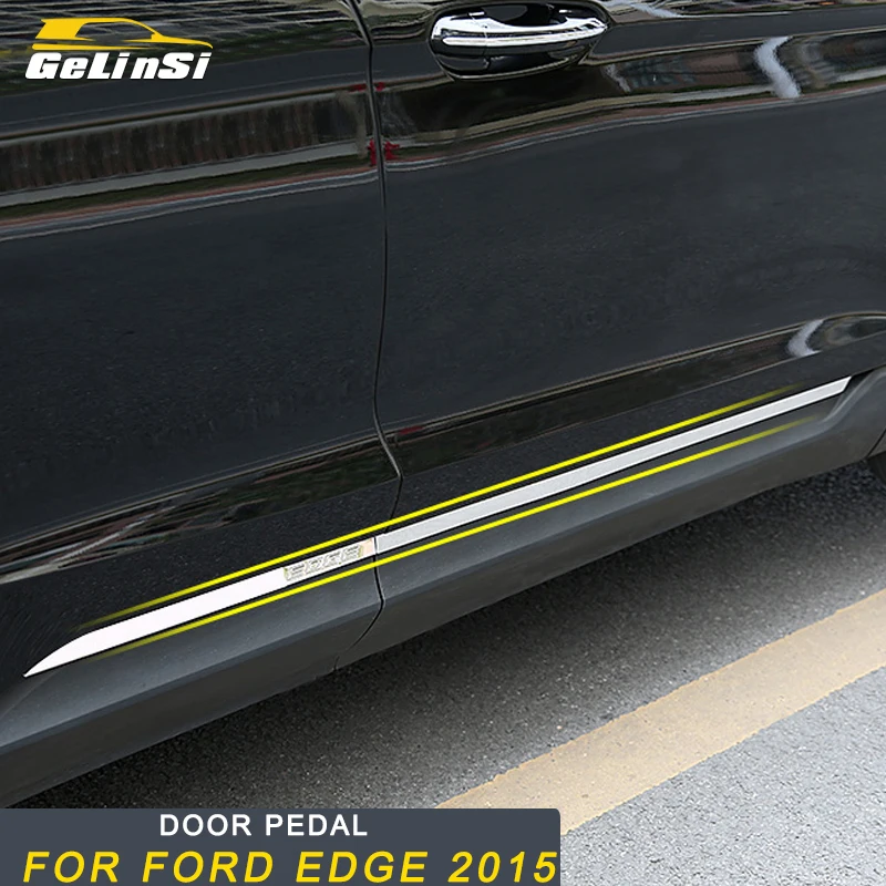 Gelinsi для Ford Edge Автомобиль Стайлинг двери ворота боковой педали порога крышка стикер рамки внешние аксессуары