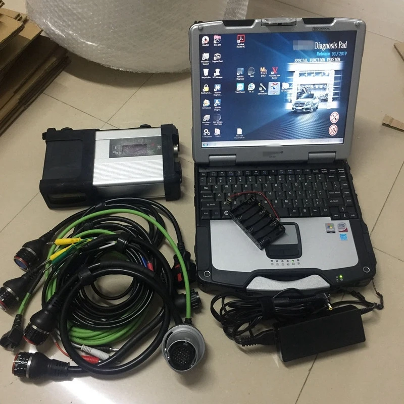 Software V12/ Das/DTS Monaco8/HHT/WIS/EPC CF30 4G MB STAR C5 SD Connect Compact 5 Diagnostic Tool with WIFI for cars trucks