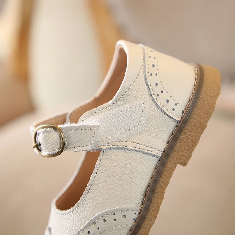 Children's shoes toddler shoes soft bottom children's leather shoes  spring new colorful casual Performance shoes