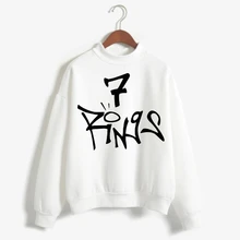 Ariana Grande 7 колец Толстовка для женщин семь колец спасибо за следующий пуловер с капюшоном топы без слез налево To Cry God Is A Woman