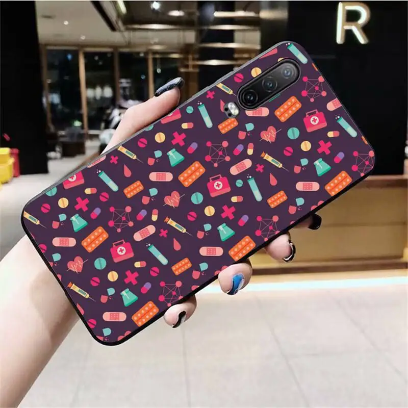 CUTEWANAN Nurse Medical Medicine Health Heart Phone Case Cover for Huawei P40 P30 P20 lite Pro Mate 20 Pro P Smart 2019 prime