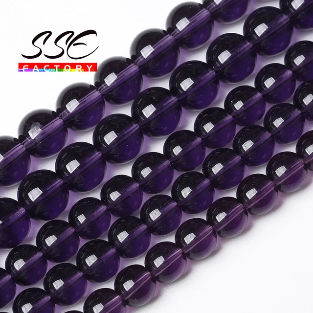 Grape Purple Beads For Jewelry Making Strass Crystal glass Stones