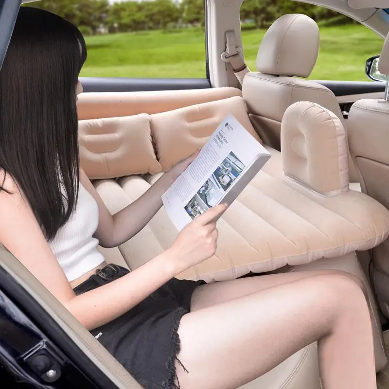 Авто Coche Hogar матрас Палатка Стайлинг надувной Araba Aksesuar аксессуары Automovil автомобилей кемпинг автомобиль путешествия кровать - Название цвета: Белый
