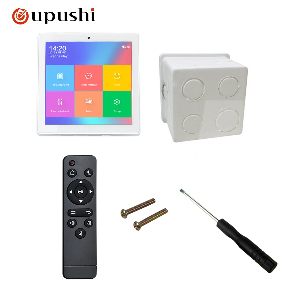 Casa de Áudio Polegada na Parede Amplificador com Usb Oupushi Sistema Casa Inteligente 4 Bluetooth Controle Remoto Frete Grátis Som - Image 5