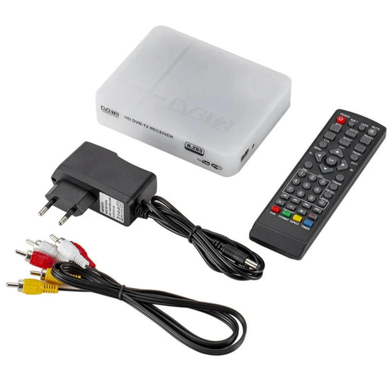 FFYY-K2 Смарт ТВ приставка MPEG4 H.264/H.265 DVB-T2 цифровой эфирный тюнер приемник Поддержка Full-HD 1080P телеприставка