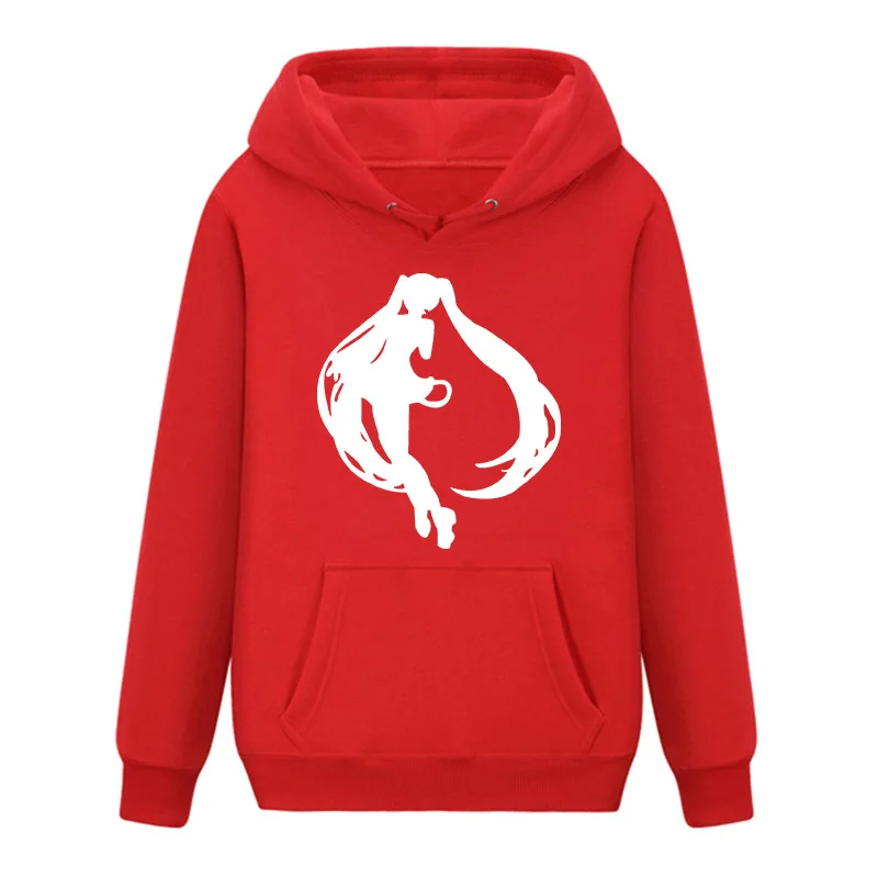 High Q Hatsune Miku Long Sleeves Noctilucent Hoodies Casual Sweats Different Design Coat Pullover Hooded Tops - Цвет: 20