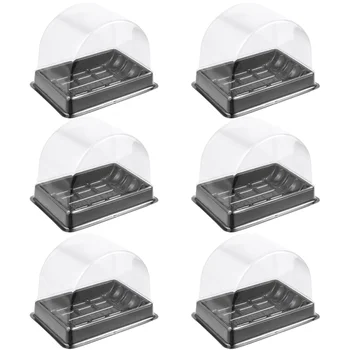 

30 Pcs Transparent Cake Blister Box Plastic Cake Pastries Box Bake Packaging Box with Lid