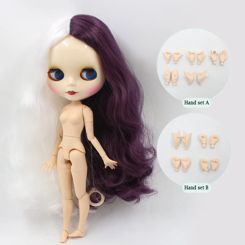 ICY DBS Blyth Doll Series Yin-yang hair style like Sia white skin 1/6 BJD ob24 anime cosplay 15