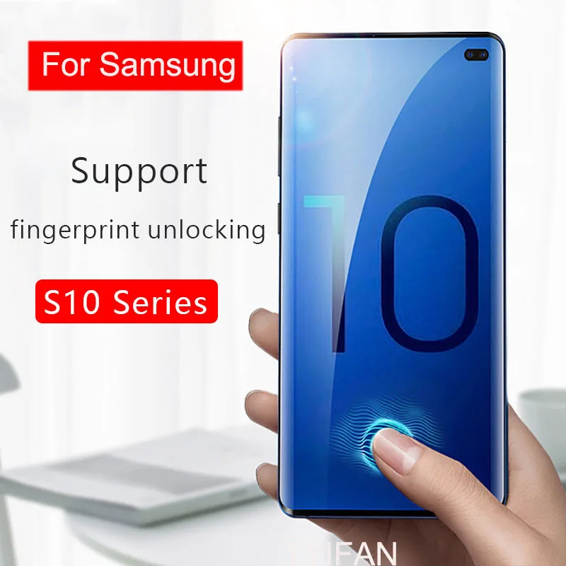 Чехол для телефона из закаленного стекла Samsung Galaxy S10 Plus S10e Защитное стекло экрана E
