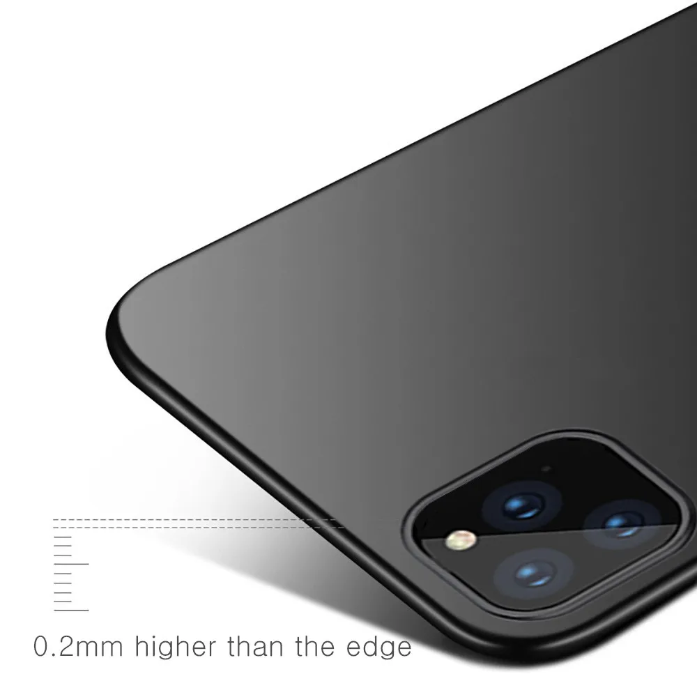 Чехол для iPhone 11 Pro, чехол для iPhone11, шт., задняя крышка, чехол с логотипом 5,8, 6,1, 6,5 дюймов, 11 pro max, Жесткий Чехол