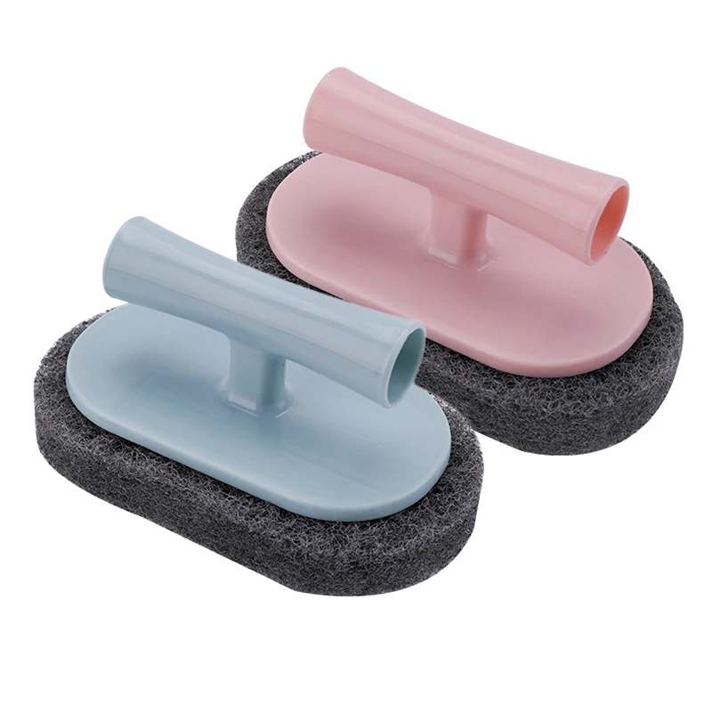 Portable 3 Colors Car Wash T-handle Wax Polishing Compound Sponge Tyre Brush Brush Bathtub Sponge For Kitchen Accessories