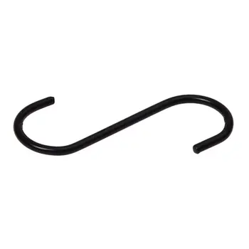 

New 1 x 3" S-Shape Metal Hook---Black