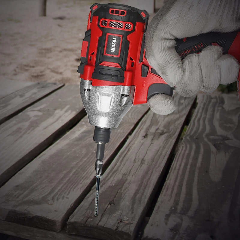 WOSAI 20V Electric Screwdriver battery 300NM Brushless Cordless Screwdriver Impact Drill Impact Driver Rechargeable Driver