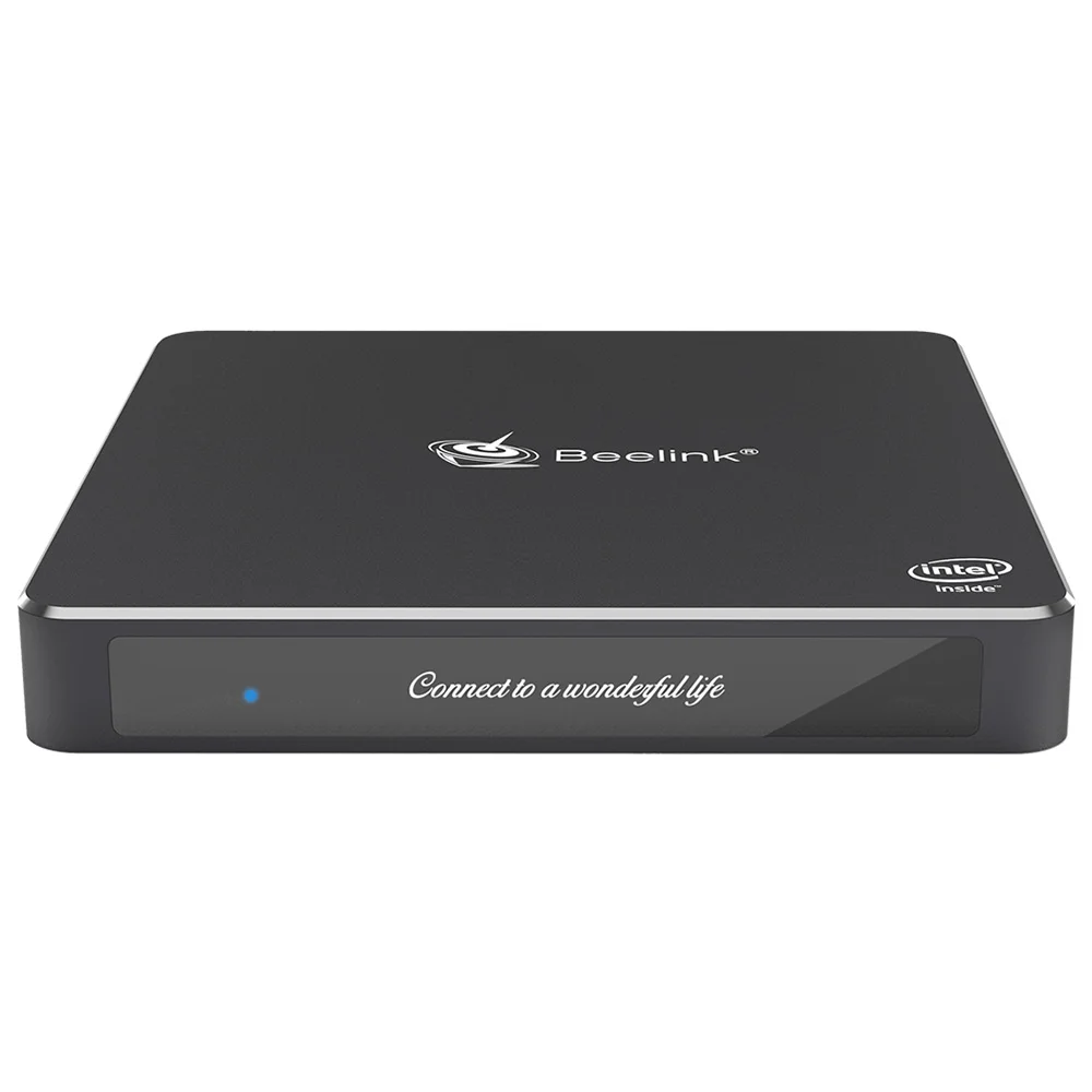 Black Мини-ПК Beelink Gemini T34 Apollo Lake J3455, 2,4 ГГц+ 5,8 ГГц, WiFi, 1000 Мбит/с, USB3.0, поддержка Bluetooth 4,0, двойной экран - Цвет: Black