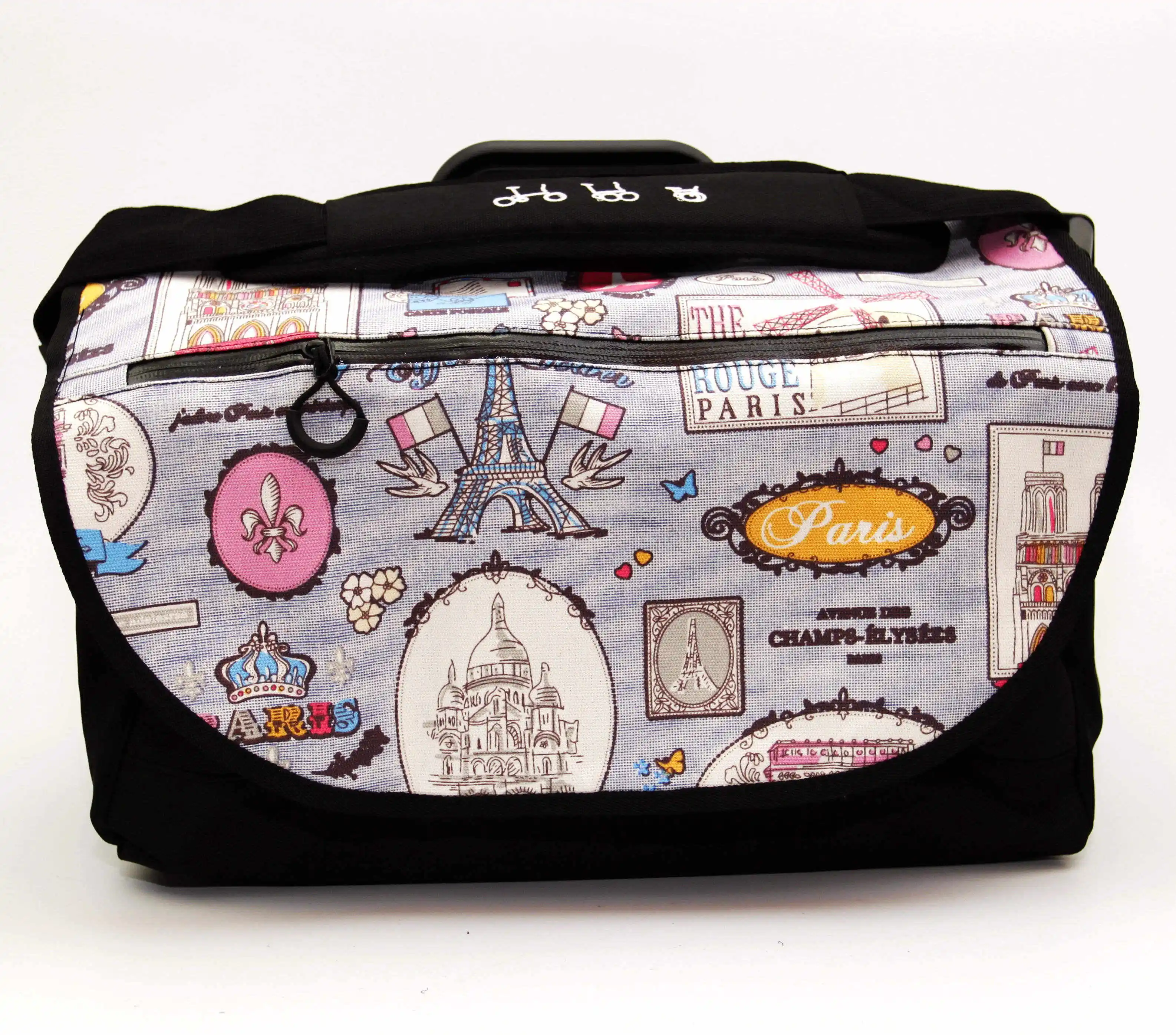 Aceoffix sbag для brompton складной велосипед Передняя сумка Корзина Аксессуары - Цвет: Eiffel