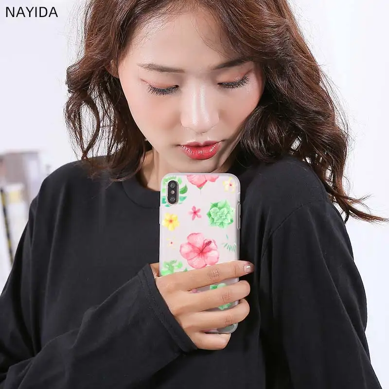 Мягкий чехол для Xiaomi Redmi 9A 8A 7A 6A Note 9 8 7 6 5 Pro 8T 9S оболочка роза пони цветок растения