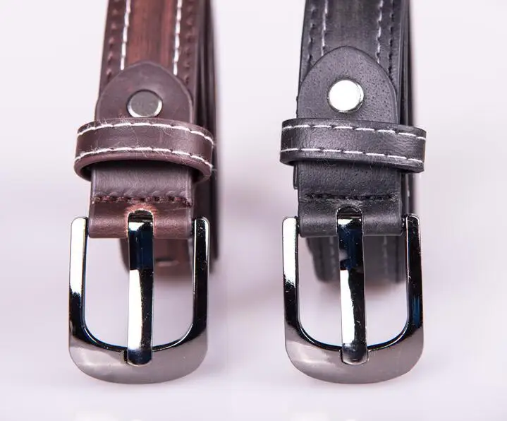 Child formal dress boys teenage belt designer kids PU leather fashion elastic belt buckle black Leisure strap Casual Belt GG