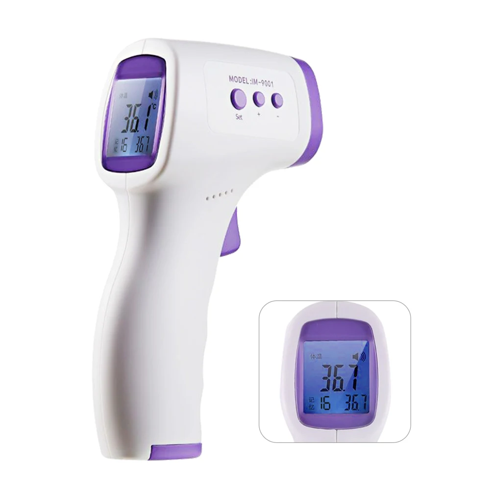 

Digital Forehead Thermometer Infrared Temperature Meter Non-contact Body Temperature Measure Instrument Household Thermometer