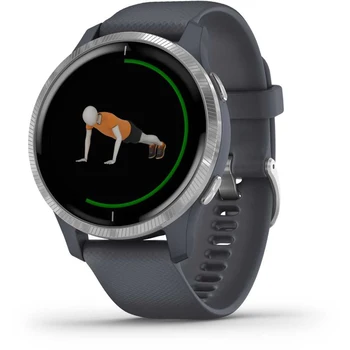 

Garmin venu smart watch, 43.2mm, 1.2 ", Blue/silver/blue, (010-02173-03)