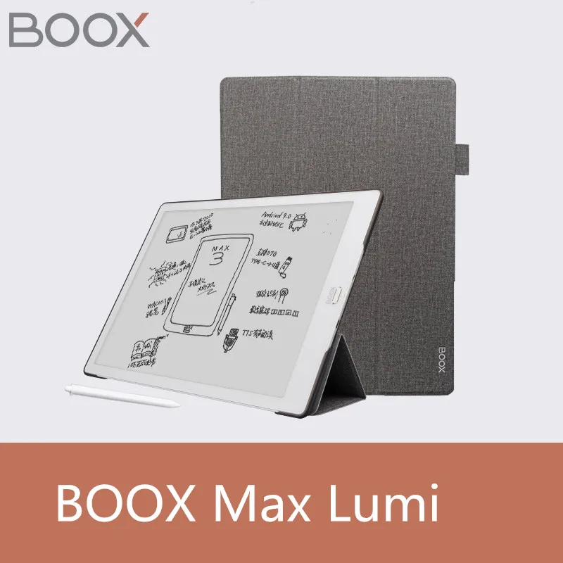 Новинка 2020 чехол BOOX Max Lumi 13 3 дюйма встроенный оригинальный кожаный для