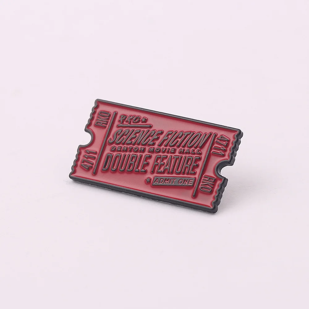 sale red Милые фигурки комиксов, эмалированные булавки "A Bean", смешная жизнь, броши, кошачья тематика, НЛО, тикулы, панк, одиночка, клуб, череп, скелет, броши - Окраска металла: sale red