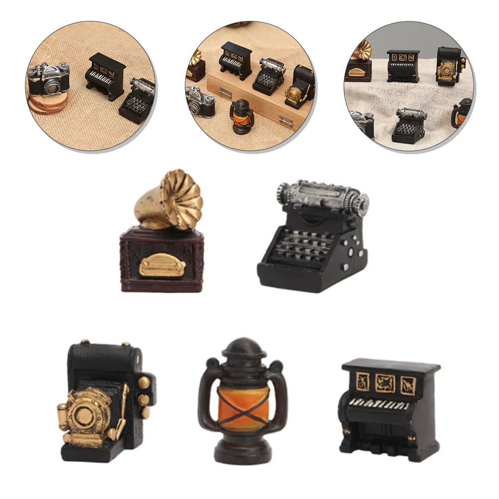 5 шт. миниатюрные фигурки в стиле ретро | Дом и сад