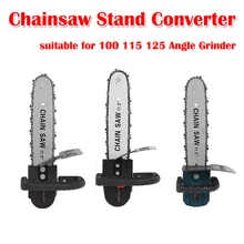 Amoladora angular de 100/115/125mm, conjunto de sierra de cadena eléctrica modificada de 11,5 pulgadas, motosierra de repostaje automático para carpintería, sierra de registro