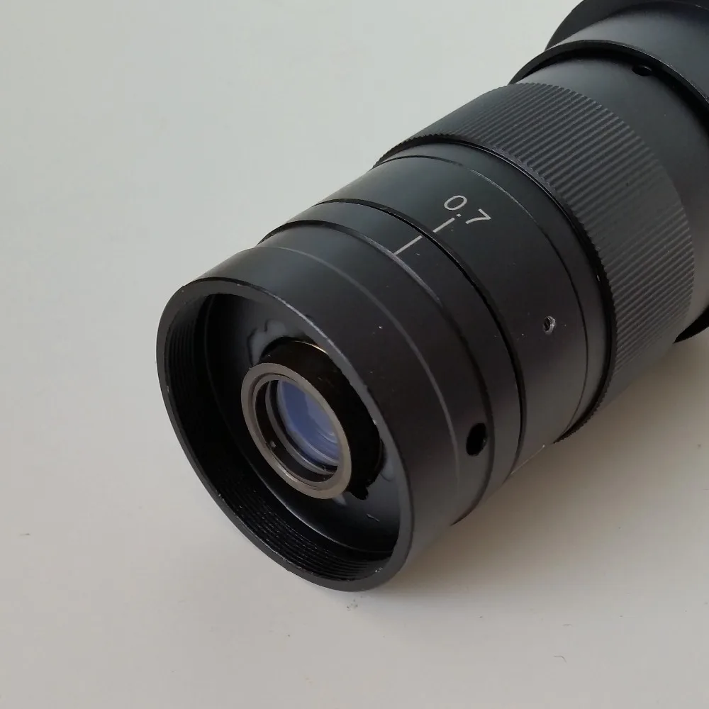 Регулируемый 180X увеличение зум 25 мм C-mount объектив 4.5X адаптер для промышленности стерео микроскоп камера окуляр Лупа