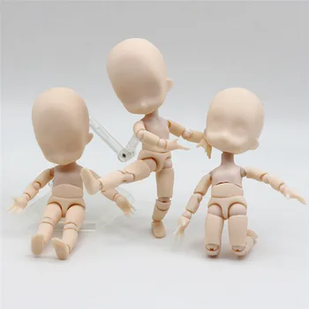 

1pcs 1/12Moveable Jointed Nude Doll Baby Toys 11cm Bjd Mini Body with Stand DIY Makeup Gift toys for Girls Christmas Present