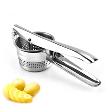 Potato Masher Ricer Stainless Steel Baby Food Strainer Fruit and Vegetables Juicer Press Maker Squeezer