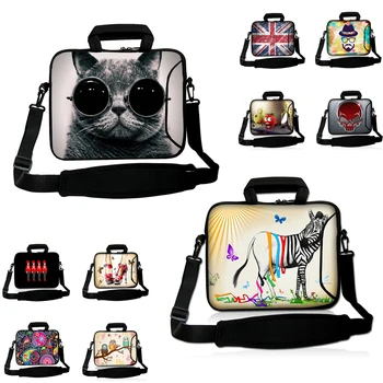 

2020 Free Drop Shipping Notebook Messenger Handle Briefcase Shoulder Case 10 11 13 14 15.6 17 Bag For Macbook Air Pro 13.3 15.4"