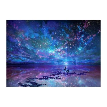 

DIY 5D Diamond Painting Kit for Adults Diamond Art Kit, Paint with Diamonds Embroidery Painting Cross Stitch-Night Sky