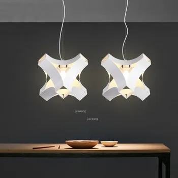 

Postmodern Minimalist Home Deco LED Chandelier Light Fixture Creative Dinner Table Lustre Chandelier Lighting Loft Hanging Lamp