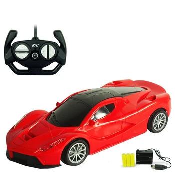 

4 Channels 22cm RC Car Toy Led Light Electric Robot Sports Car Models Toys Birthday Gifts for Boys 2.4G Luxury Car