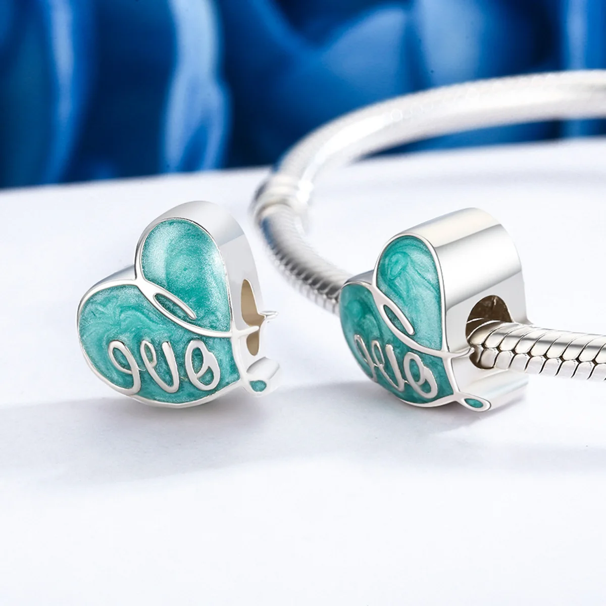 Сердце Diy бисера для изготовления ювелирных изделий Подходит Шарм pandora браслет серебро 925