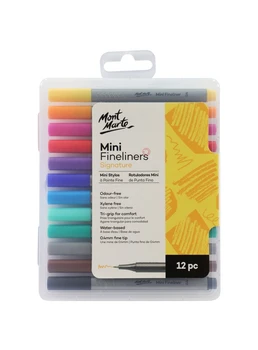 

Mont Marte Mini Fineliners 12pc—Markers