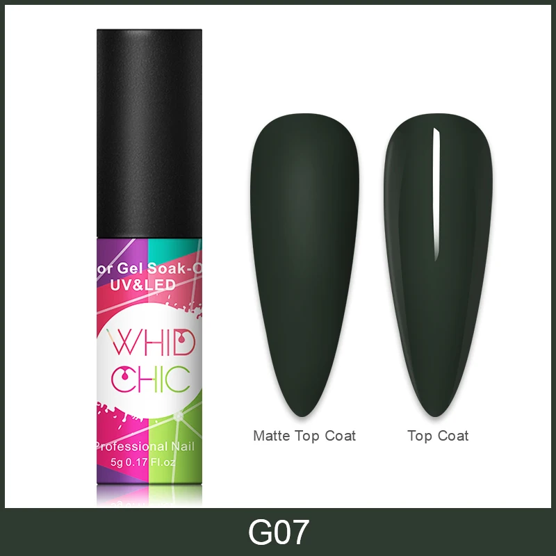 G07 WHID CHIC Магнитный 5D кошачий глаз УФ-гель для ногтей Магнит лак для ногтей нефритовый эффект УФ-гель лак для ногтей DIY Дизайн ногтей - Цвет: G07
