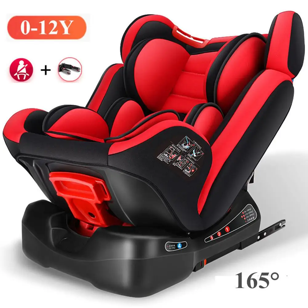 

0-12-Yaer-Old Portable Baby Booster Car Seat ISOFIX Hard Interface Children's Car Safety Seat