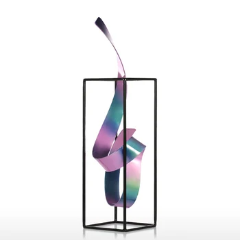 

New Freestanding Sculpture Abstract Desktop Sculpture Modern Metal Abstract Art Contemporary Centerpieces Iron Sculpture