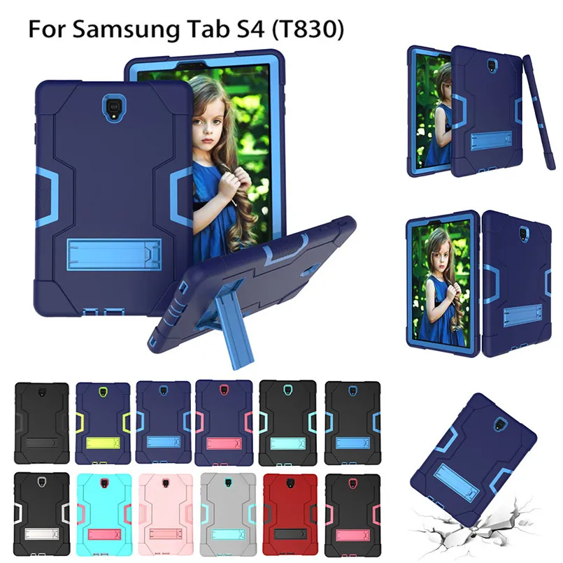 3 в 1 Защитная крышка для Samsung Galaxy Tab S4 10,5 T830 T835 планшетный Стенд Прочный жесткий чехол 40AUG28