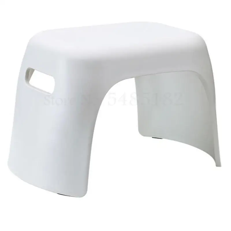 

Small stool thickened simple white low stool child household plastic bench small chair footstool stool for shoe stool