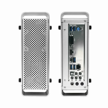

METAFISH G5 Mini Aluminum HTPC Chassis Mini ITX Slim Gaming Computer Case With DC-ATX Power Supply Free shipping For ITX MINI