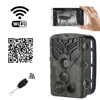 

Wild Wifi Trail Camera Wifi Remote Control Hunting Cameras HC810A 20MP 1080P Night Vision Wildlife APP Surveillance New 7