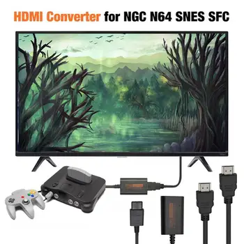 

HDMI Adapter Converter HD Cable For Nintendo 64/SNES/NGC Gamecube Console Full Digital HDMI 1080P Format