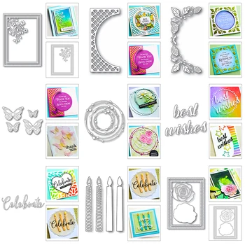 

2020 New Border Corner Metal Cutting Dies and Edge Frame Scrapbooking Background Debossing Die For Card Making Supplies no Stamp