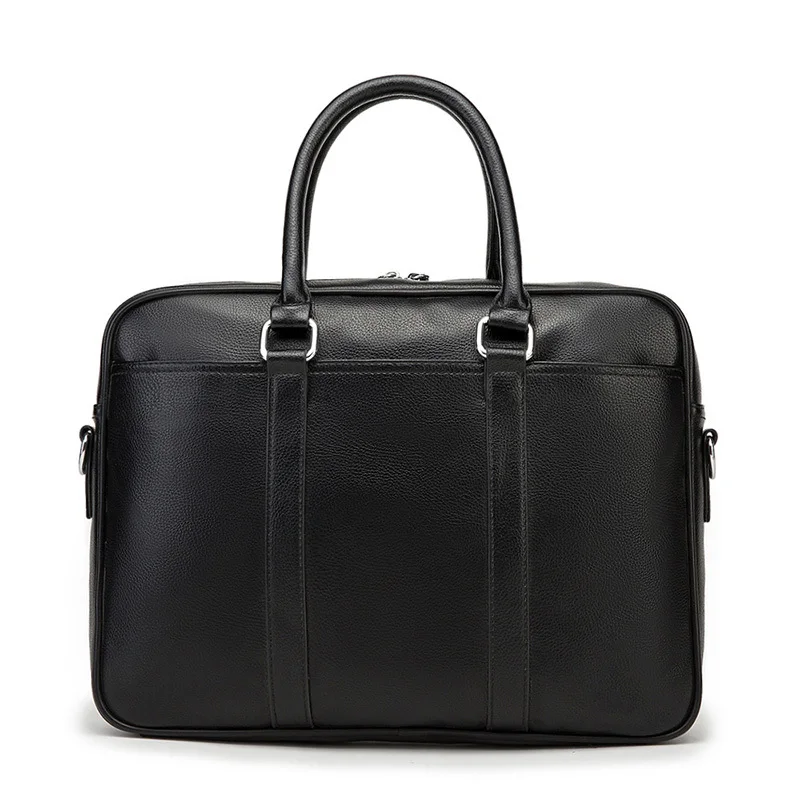

2020 Shoulder Men's Messenger Bag Handbag Solid Color PU Zipper Briefcase Clutch Bag Large Capacity Casual Business Men's Bag