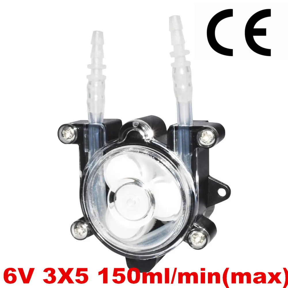 6V DC DIY Дозирующий насос перистальтическая дозирующая головка для аквариума